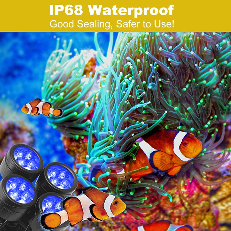 LED Pond Light RGB Underwater Lights Color Changing Light Fish