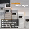 2 Pcs Recessed Outlet Box, DBHS1C-1 Low Profile Electrical Boxes,