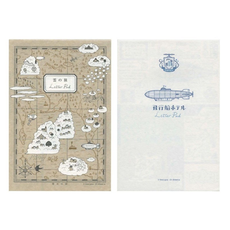 Life 9L01 Kupodo Airship Hotel Letter Pad Airship Hotel