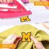 MWOOT 12PCS Iron on Letter M Patches, Embroidered Applique DIY