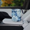 Brosoneto Abstract Tie Dye Car Trash Can - Cute，Portable,Collapsible Back