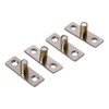 Urjumpea 4Pcs Roller Guide Sliding Barn Door Guiding Stainless Steel