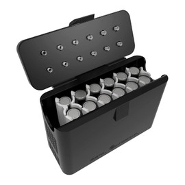 East Brooklyn Labs RadCad Battery Charger and Caddy Drop in The Caddy and Begin Charging Charges 12 AA Rechargeable Batteries Compatible with Most Caddies