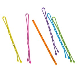 HAARallerliebst® Premium Bobby Pins Hair Clips – 48 Pieces Colourful, 5 cm Hair Pins, Metal Hair Pin Hair Pin Set Women & Girls Bobby Pins with Hair Clips Storage Box