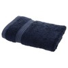 Bamboo Bliss Navy Blue Bamboo Luxury Hand Towel Plush Soft