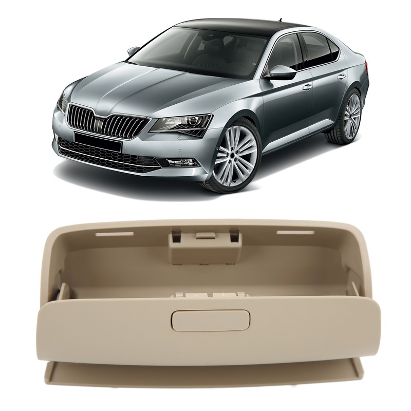 Beige Car Sunglasses Case Holder Box 1KD 868 837D Replacemenrt
