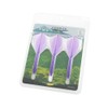 CONDOR Darts Flight Plain Clear Purple Teardrop L