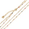 Made by Nami Double Row Pearl Necklace Layered Necklace Women's