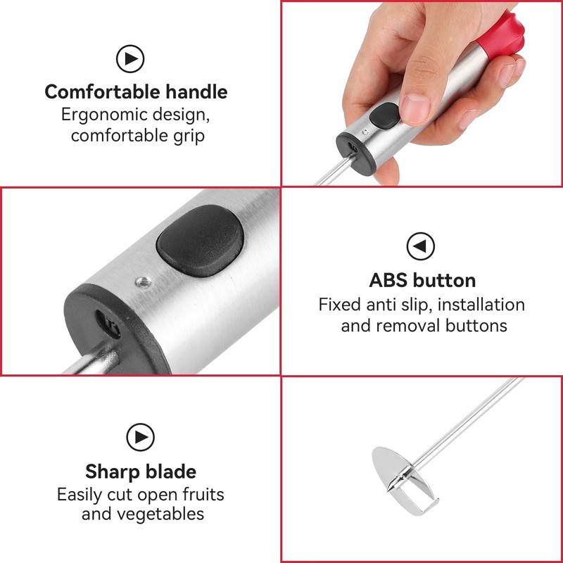 Vegetable Corer, Stainless Steel Vegetable Drill Fruit Corer with 4