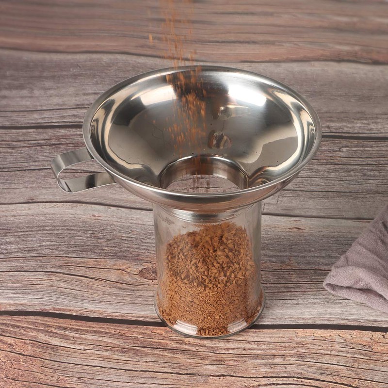 Stainless Steel Wide Mouth Funnel, SHOWFULL Canning Funnels for Transferring