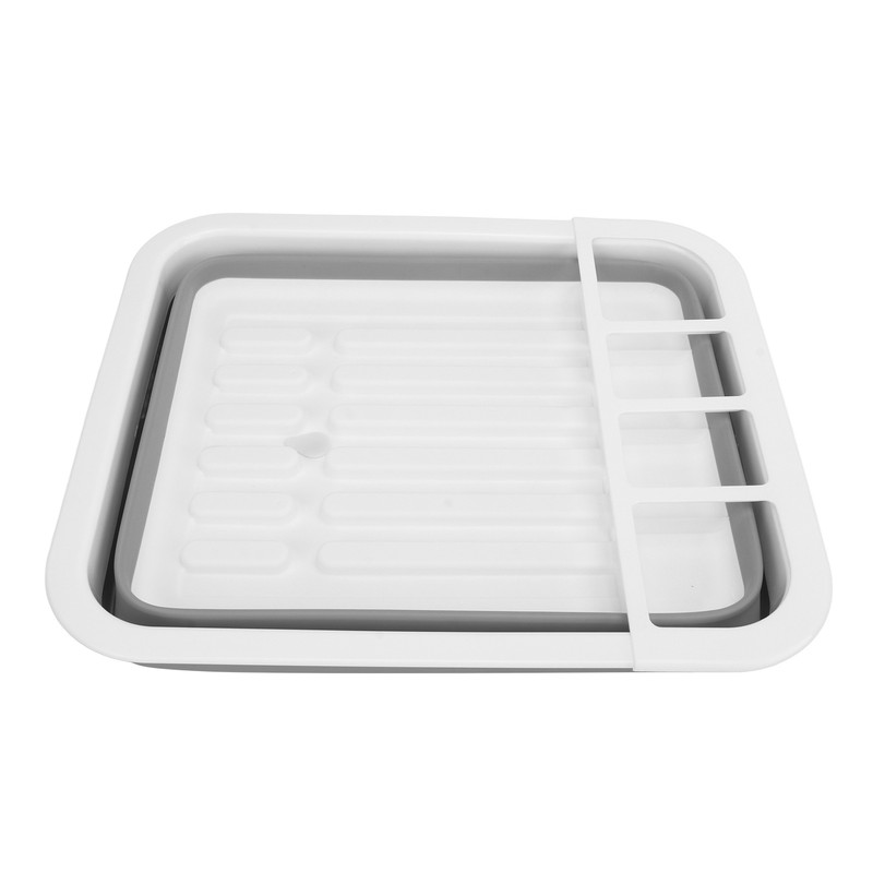 Collapsible Dish Drying Rack Space Saving Foldable Portable Dinnerware Drainer