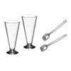 Harfield Set of 2 Sundae Milkshake Ice Cream Tumblers &