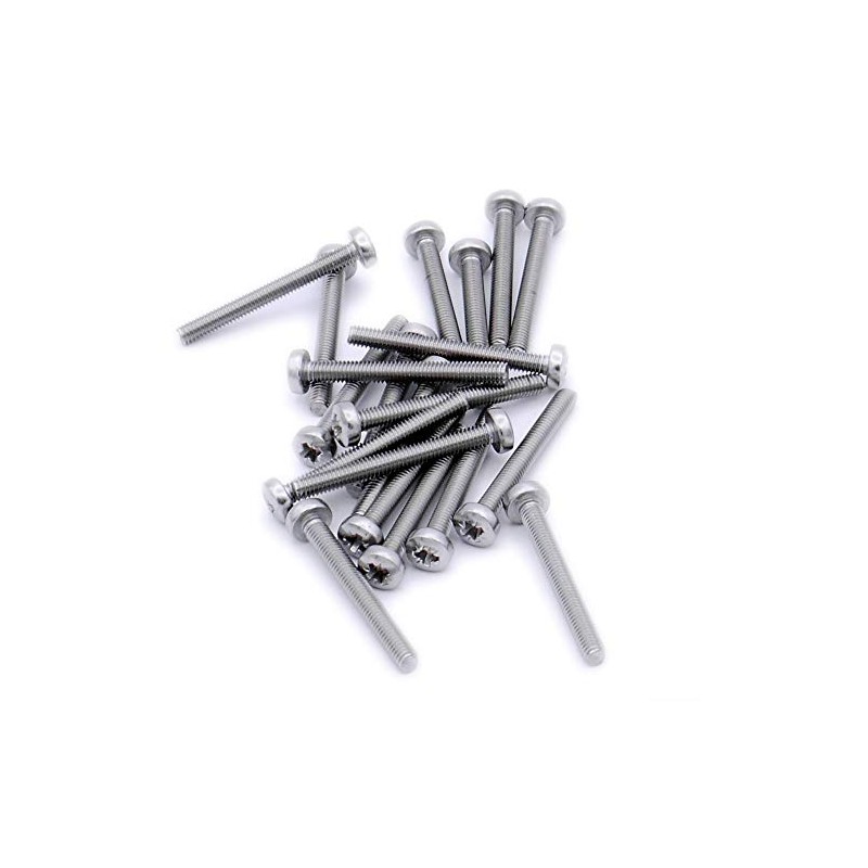 M3 (3mm x 22mm) Pozi Pan Machine Screw (Bolt) -