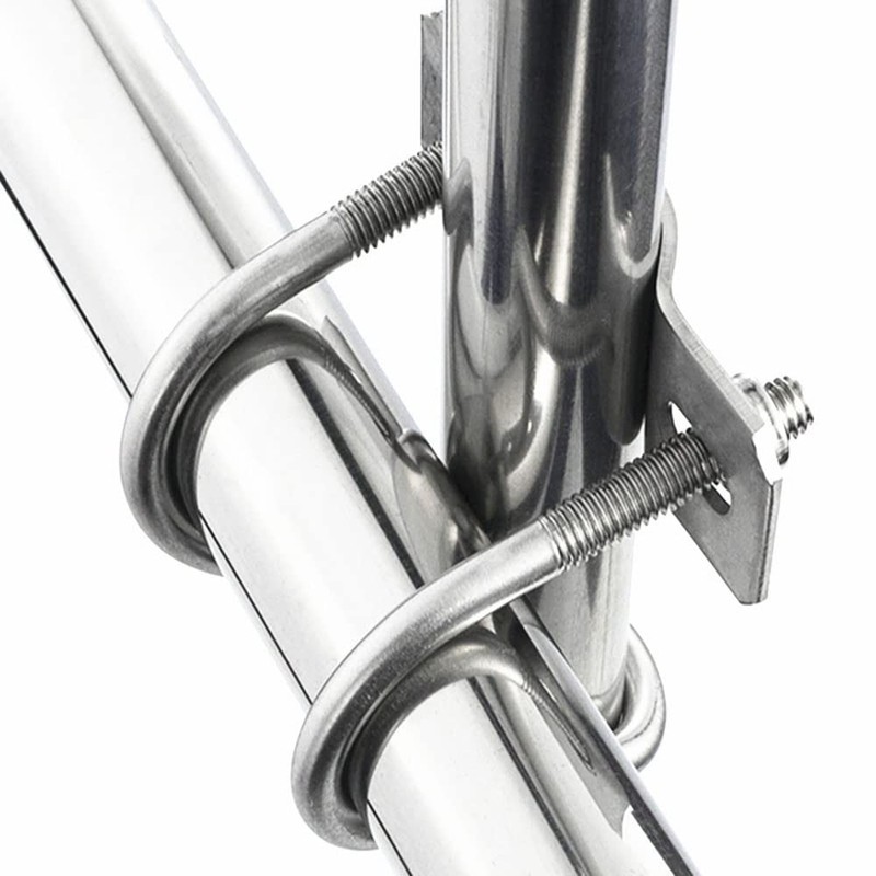 UtySty 4 Pack Cross Pipe Clamp for OD 3/4'' EMT