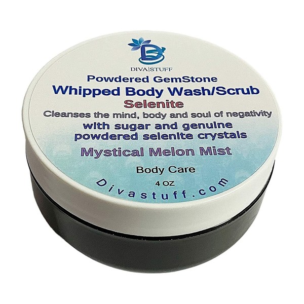 Diva Stuff Whipped Wash/Scrub With Powdered Selenite Gemstone, Rid the