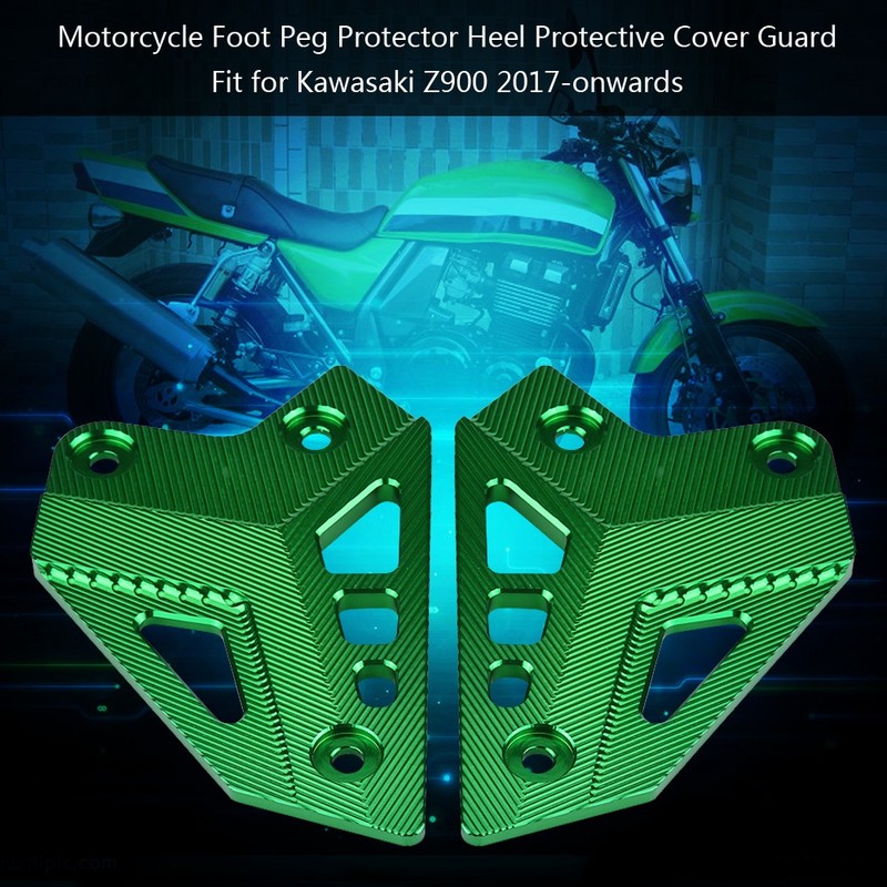Motorcycle Footrest Foot Peg Protector Heel Protective Cover Guard for