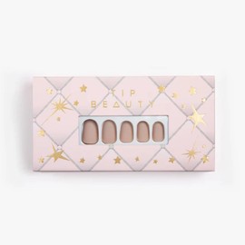 Tip Beauty Short Nails Collections | 28 Faux Nails & Specialized Nail Glue | Quick Drying Professional Salon Quality Glue On Fake Nail Kit | Faux Nails for Women, (Short, Baby Clone)