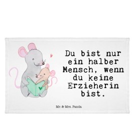 Mr. & Mrs. Panda Guest Towel Educator Heart Gift Company Terry Towelling Gifts Nursery Sports Towel Thank You Reading Aloud