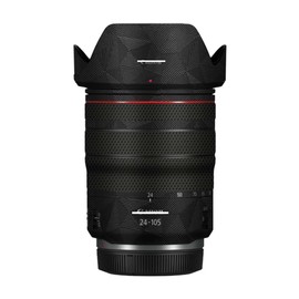 ZZQ&CCF Mebont Anti-Scratch Lens Cover Skin Sticker for Canon RF 24-105mm f/4L IS USM Lens Protector Film Skin Protective Decoration and Wear Resistance(Nordic Triangle Black)