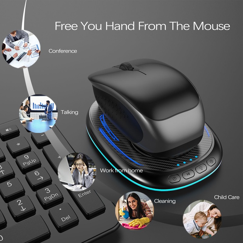 Undetectable Mouse Mover USB Portable LED Light Mouse Shaker Drive