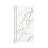 Lhdlnn White Gold Marble Light Switch Cover Decorative 1 Gang