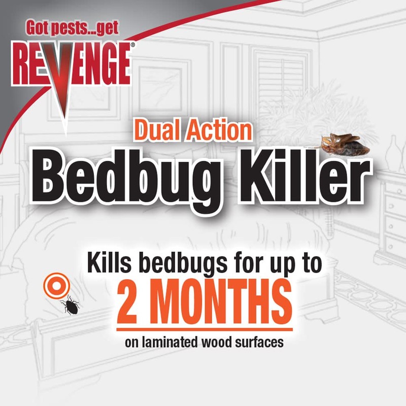 Bonide Revenge Dual Action Bed Bug Killer, 128 oz Ready-to-Use