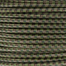 Paracord Planet | 1/4 Inch Elastic Shock Bungee Cord Nylon Crafting Stretch String Rope | Made in The USA | Multi Camo, 25 Feet