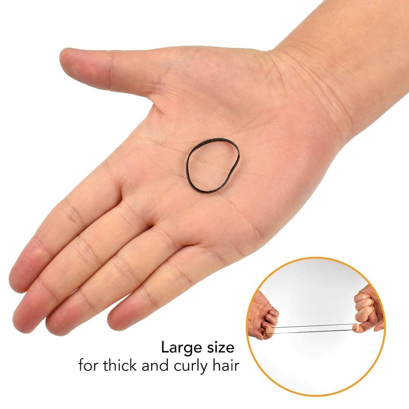 EXTRA STRONG 300 Mini Hair Rubber Elastics Multi Pack for