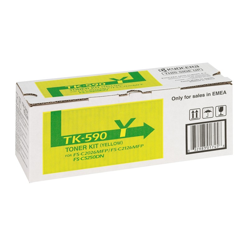 Kyocera TK 590Y - Toner kit - 1 x yellow
