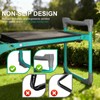 WEILISEN Garden Kneeler and Seat 2-in-1 Foldable Bench, with Storage