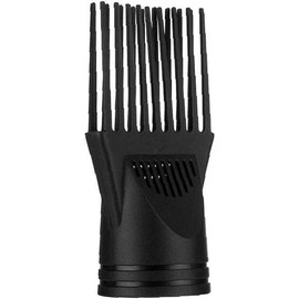 Hair Dryer Diffuser Professional Universal Hairdressing Wind Blow Cover Comb Attachment Nozzle Black Straightening Detangling Fine Curly Natural Hair Professional Processed Blow Dryer Comb Attachment