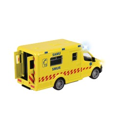 Majorette - Grand Series Mercedes Ambulance 15 cm (1:43 scale) Sounds and Lights from 3 Years 7/213712001002, Yellow