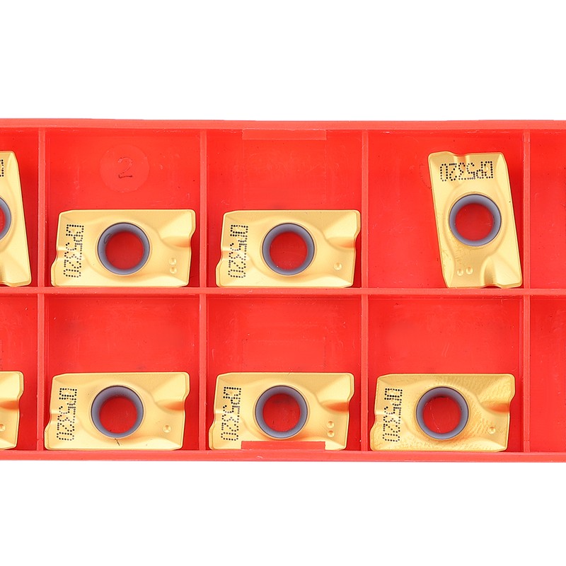 10Pcs Cemented Carbide Milling Insert PVD Coating APMT1604 PDER DP5320