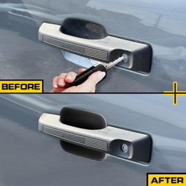 HSUTVXPRO Door Handle Bowl Scratch Protector Cover Guard for Bronco Sport 2021+, ABS Plastic Car Door Bowl Cover Trim for Bronco Sport 2021-2024 4 Doors Exterior Accessories, Matte Black