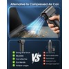 cllis Compressed Air Duster, 300000RPM 500g Air Blaster PC Cleaner