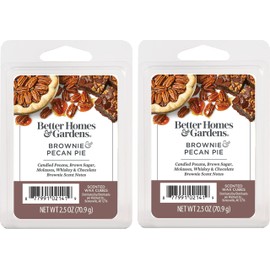 Better Homes and Gardens Scented Wax Cubes 2.5oz 2-Pack (Brownie Pecan Pie)