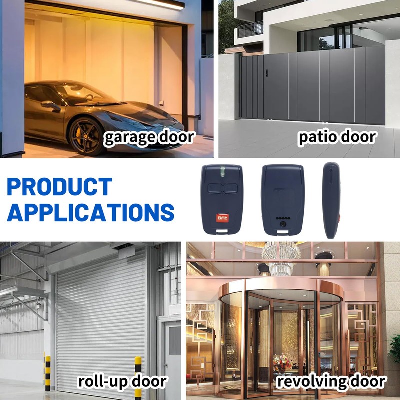 Garage Door Remote Control for BFT Mitto 2 B RCB,433MHZ,Remote