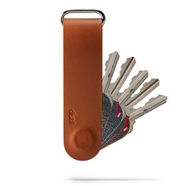 Distil Union Ferris KeyLoop Key Organizer | Minimalist Compact Key Holder | Includes Leather Cover, 5 KeyMods, & FobRing | Holds up to 6 Keys + Car Key