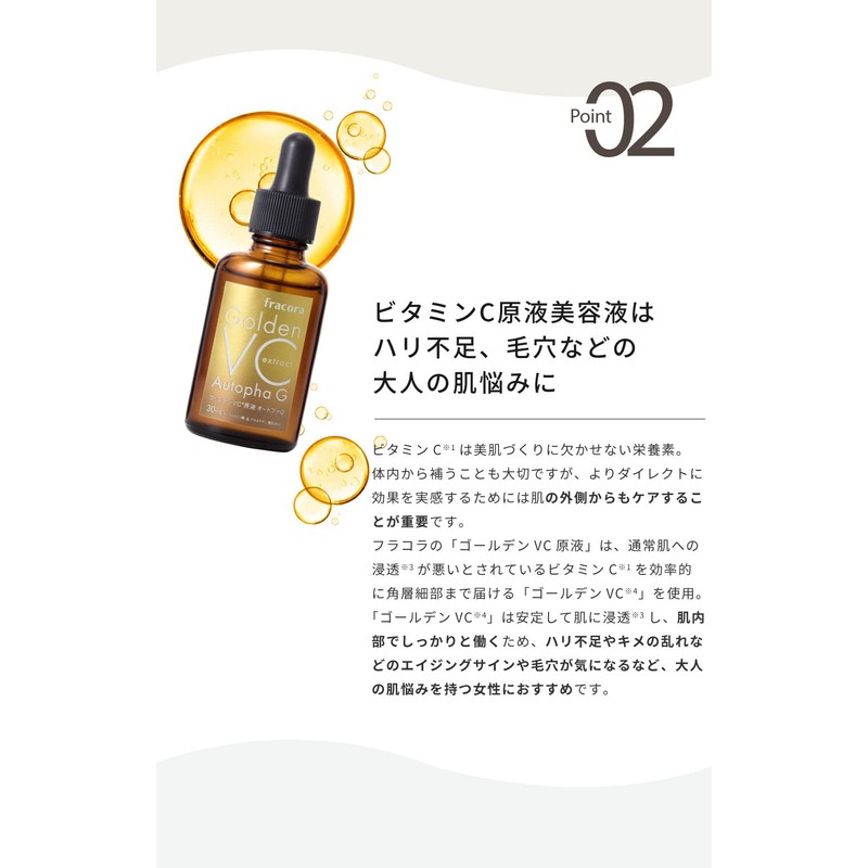 fracora Golden VC Solution Autofa G, 1.0 fl oz (30