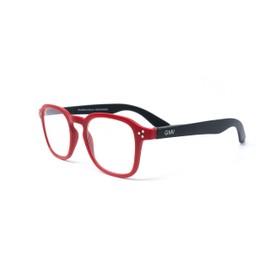 Gian Marco Venturi Unisex Modena Lesebrille, Rot-Schwarz, One Size