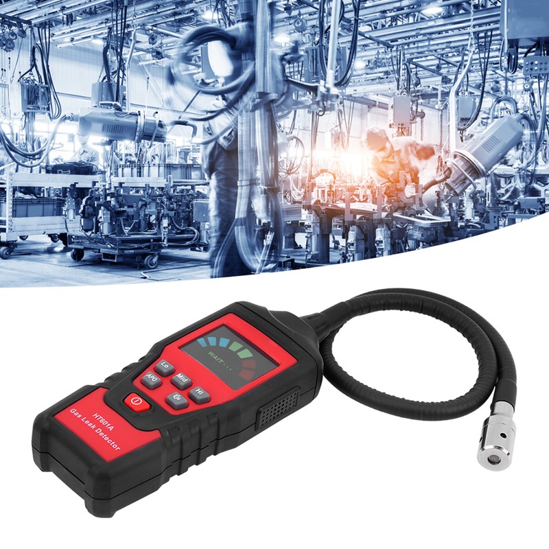 HT601A Portable LED Combustible Flammable Gas Detector Gas Leakage Tester