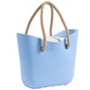 Brook + Bay Beach Rubber Tote Bag with Zipper -