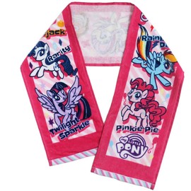 Marushin 6735000900 Scarf Towel, My Little Pony 7.1 x 43.3 inches (18 x 110 cm), Lovely Pony, 100% Cotton