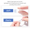 5 Pairs Silicone Screw-in Nose Pads, Soft Anti-Slip Eyeglass Nose