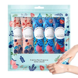 Hand Cream Gift Set, Pack of 5 Hand Cream for Very Dry Hands, Non-Sticky Daily Moisturising Hand Cream Set, Perfect for Birthday Mothers Day Idea For Her & Him