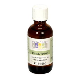 Aura Cacia 100% Pure Essential Oil, Eucalyptus, 2-Ounces (Pack of 2)