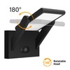 Solar Outdoor Motion Sensor Wall Light, LED Modern Exterior Lights
