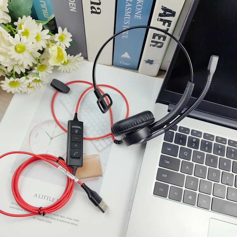 Callez USB Headset with ENC 2 Noise Cancelling Mics for