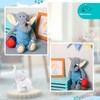 MR ViviCare 16" Soft Blue Elephant Stuffed Animals for Boys