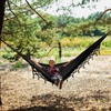 Bellzacasa Double Hammock, Heavy Duty 500 lb Load Capacity Tassels